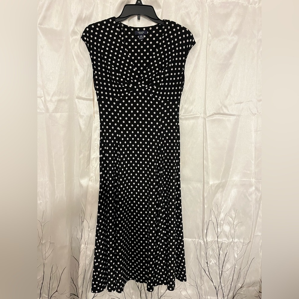 Polka dot business style dress